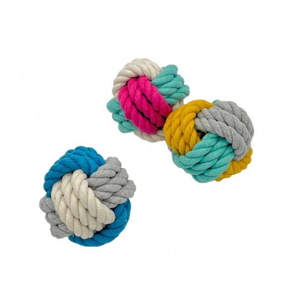 ΠΑΙΧΝΙΔΙ ΣΚΥΛΟΥ ΣΧΟΙΝΙ ΜΠΑΛΑ ΣΕ 3 ΧΡΩΜΑΤΑ 7.5CM